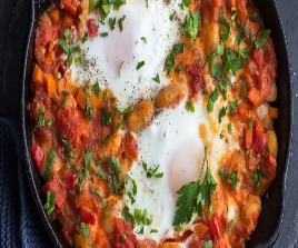 صحن فاصوليا بالبيض (Beans eggs)